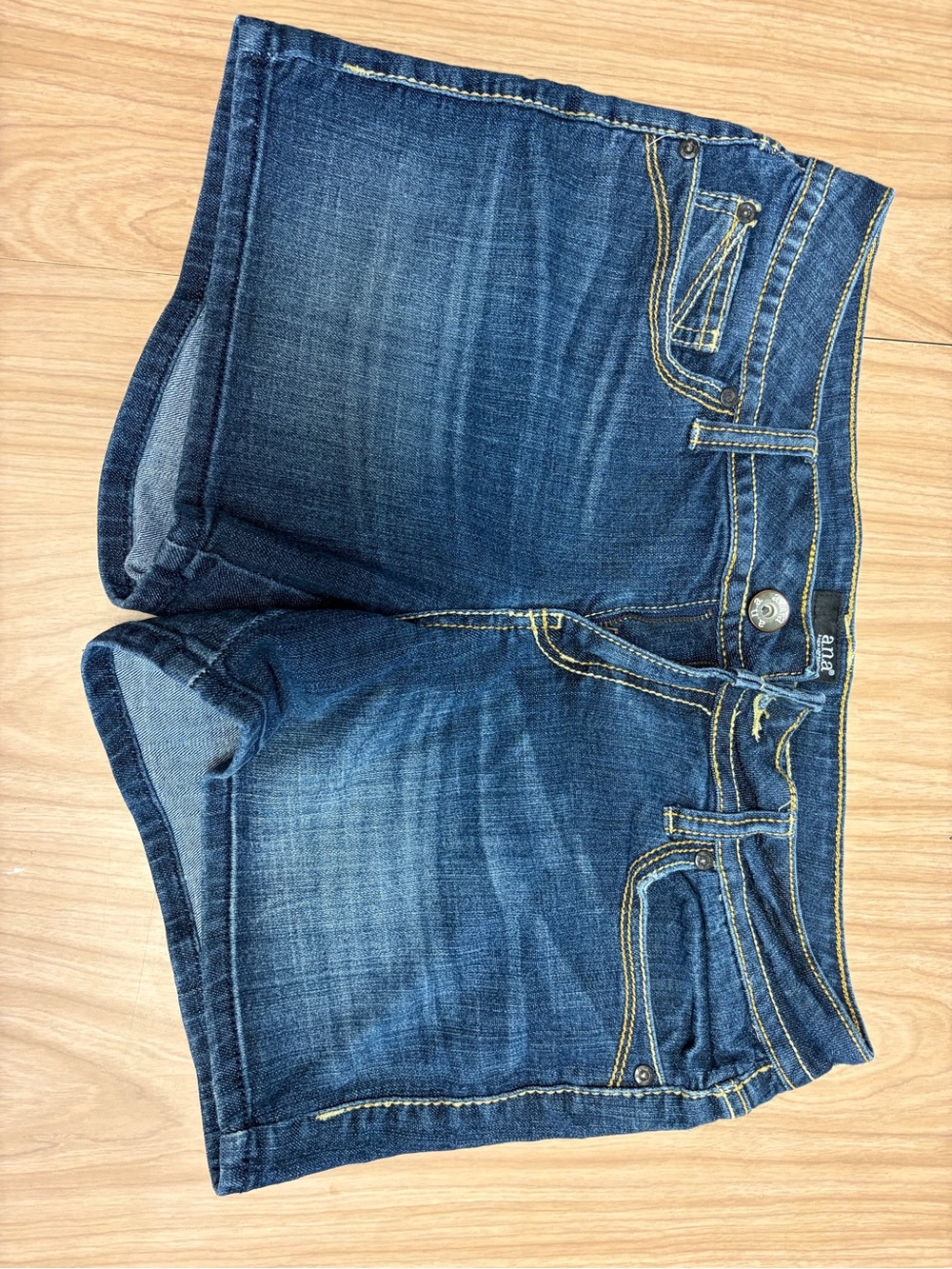 a.n.a Women’s Dark Blue Denim Jean Shorts